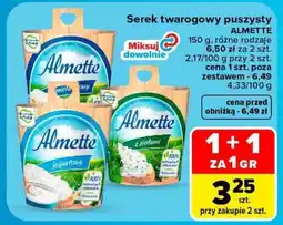 Carrefour Serek twarogowy puszysty ALMETTE oferta