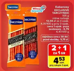 Carrefour Kabanosy Exclusive Tarczyński oferta