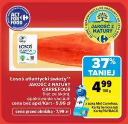 Carrefour Łosoś atlantycki świeży oferta
