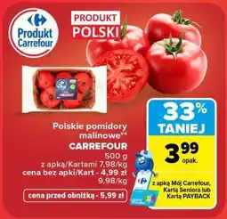 Carrefour Polskie pomidory malinowe oferta