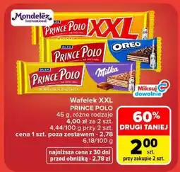 Carrefour Wafelek XXL PRINCE POLO oferta