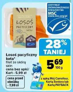 Carrefour Łosoś pacyficzny keta oferta