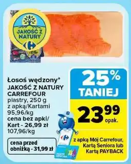 Carrefour łosoś wędzony oferta