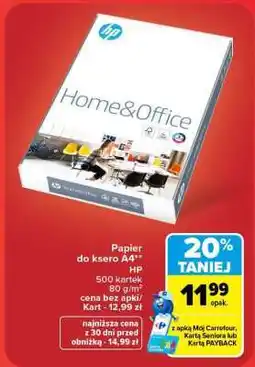 Carrefour Papier do ksero A4 oferta