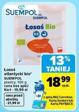 Carrefour Łosoś atlantycki bio* SUEMPOL oferta