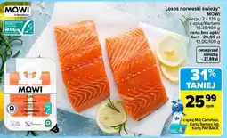 Carrefour Łosoś norweski świeży oferta