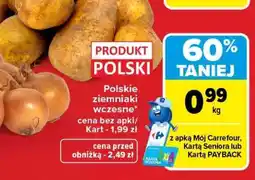 Carrefour Polskie ziemniaki wczesne oferta