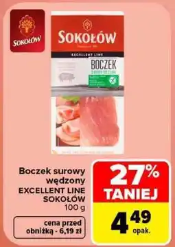 Carrefour Boczek surowy wędzony oferta