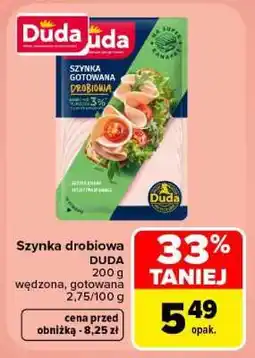 Carrefour Szynka drobiowa Duda oferta