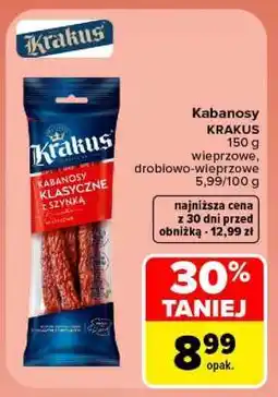 Carrefour Kabanosy KRAKUS oferta