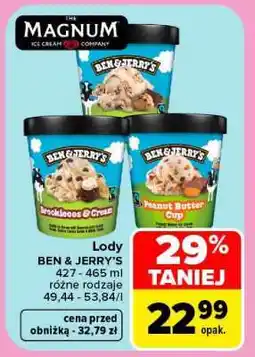 Carrefour Lody BEN & JERRY’S oferta