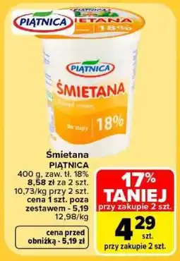 Carrefour Śmietana oferta