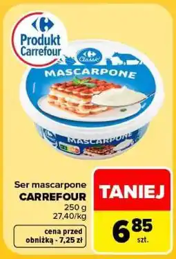 Carrefour Ser mascarpone CARREFOUR oferta