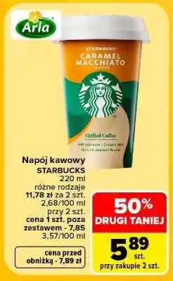 Carrefour Napój kawowy Starbucks oferta