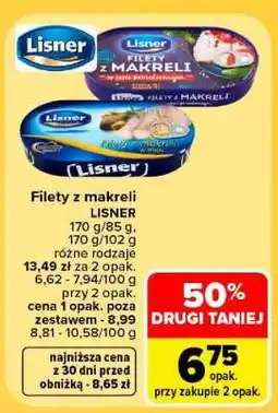 Carrefour Filety z makreli oferta