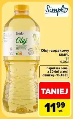 Carrefour Olej rzepakowy oferta