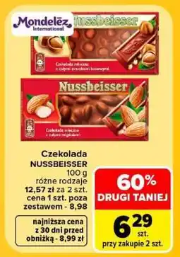 Carrefour Czekolada Nussbeisser oferta
