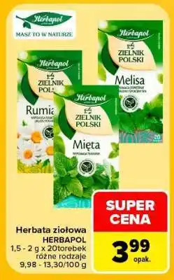 Carrefour Herbata ziołowa HERBAPOL oferta
