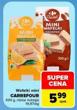 Carrefour Wafelki mini Carrefour oferta