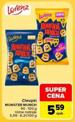 Carrefour Chrupki Monster Munch oferta