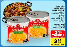 Carrefour Kukurydza konserwowa Carrefour oferta