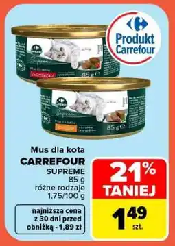 Carrefour Mus dla kota CARREFOUR SUPREME oferta
