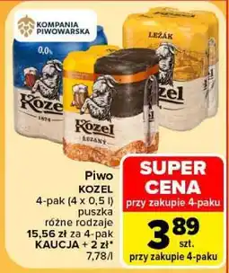 Carrefour Piwo** KOZEL oferta