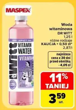 Carrefour Woda witaminowa Dr Witt oferta