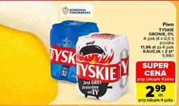 Carrefour Piwo Tyskie Gronie, 0% oferta
