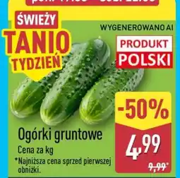 ALDI Ogórki gruntowe oferta