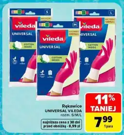 Carrefour Rękawice UNIVERSAL VILEDA oferta