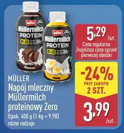 ALDI MÜLLER Napój mleczny Müllermilch proteinowy Zero oferta