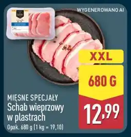 ALDI Schab wieprzowy w plastrach oferta
