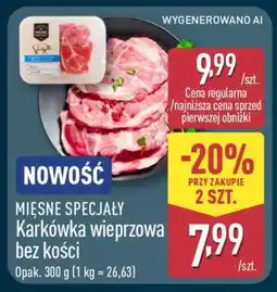 ALDI MIĘSNE SPECJAŁY Karkówka wieprzowa bez kości oferta
