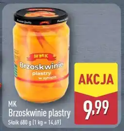 ALDI MK Brzoskwinie plastry oferta