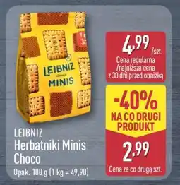 ALDI LEIBNIZ Herbatniki Minis Choco oferta
