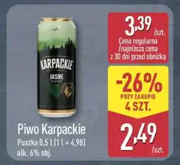 ALDI Piwo KARPACKIE oferta