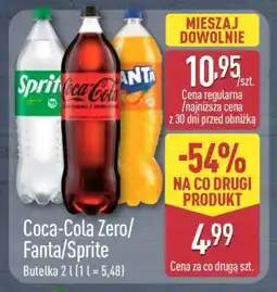ALDI Coca Cola Zero/ Fanta/Sprite oferta