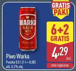 ALDI Piwo Warka oferta