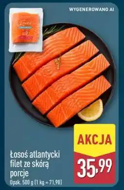 ALDI Łosoś atlantycki filet ze skórą porcja oferta