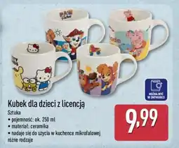 ALDI Kubek dla dzieci z licencją oferta
