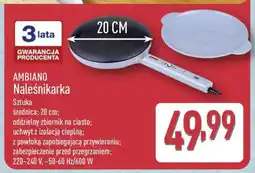ALDI AMBIANO Naleśnikarka oferta