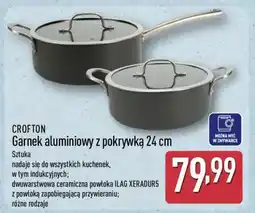 ALDI Garnek aluminiowy z pokrywką, 24 cm oferta