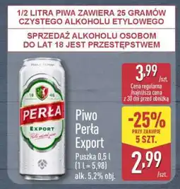ALDI Piwo PERŁA EXPORT oferta