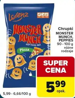 Globi Chrupki MONSTER MUNCH, PEPPIES oferta