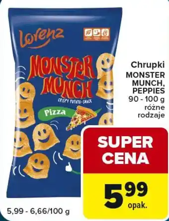 Chrupki MONSTER MUNCH, PEPPIES