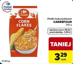 Globi Płatki kukurydziane CARREFOUR Classic' oferta