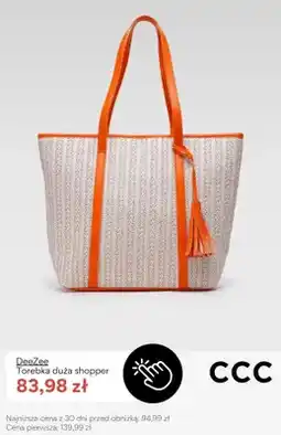 CCC Torebka duża shopper DeeZee oferta