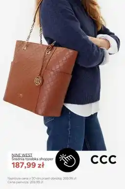 CCC Torebka shopper średnia Nine West oferta