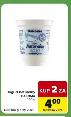 Carrefour Express Jogurt naturalny Bakoma Gęsty oferta